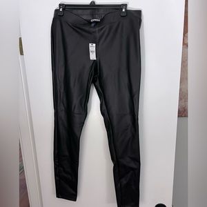 Express women’s shiny leggings